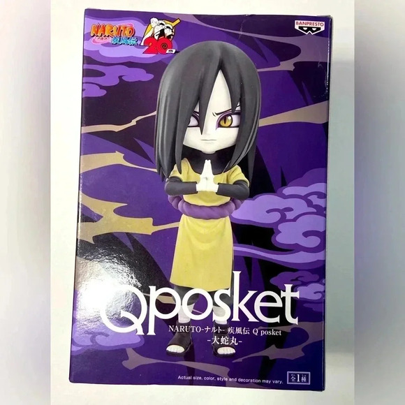 Naruto Shippuden - Q Posket  - Orochimaru Figure - BNIB 💜💛 - Picture 1 of 6